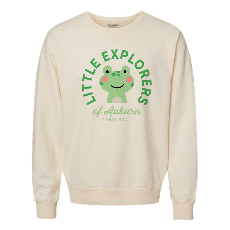 The Little Explorers | Adult Parchment Crewneck Sweatshirt