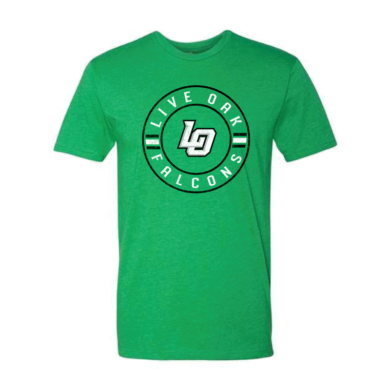 The Live Oak Circle | Kelly Green Adult Tee