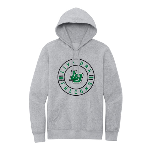 The Live Oak Circle | Adult Light Heather Grey Hoodie
