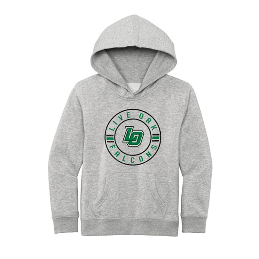 The Live Oak Circle | Youth Light Heather Grey Hoodie