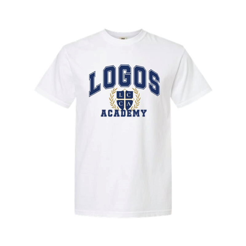 The Logos Academy Arch  | Adult White Tee