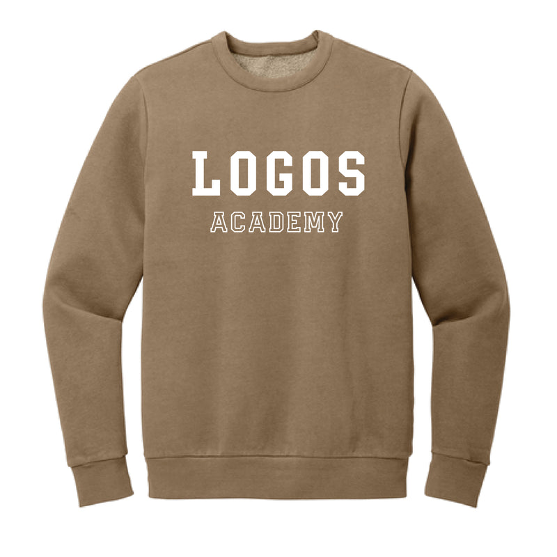 The Logos Academy Block | Adult Mushroom Crewneck Sweatshirt