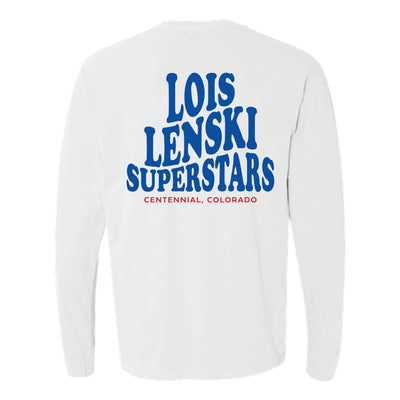 The Lois Lenski Wavy | Adult Whit Long Sleeve Tee