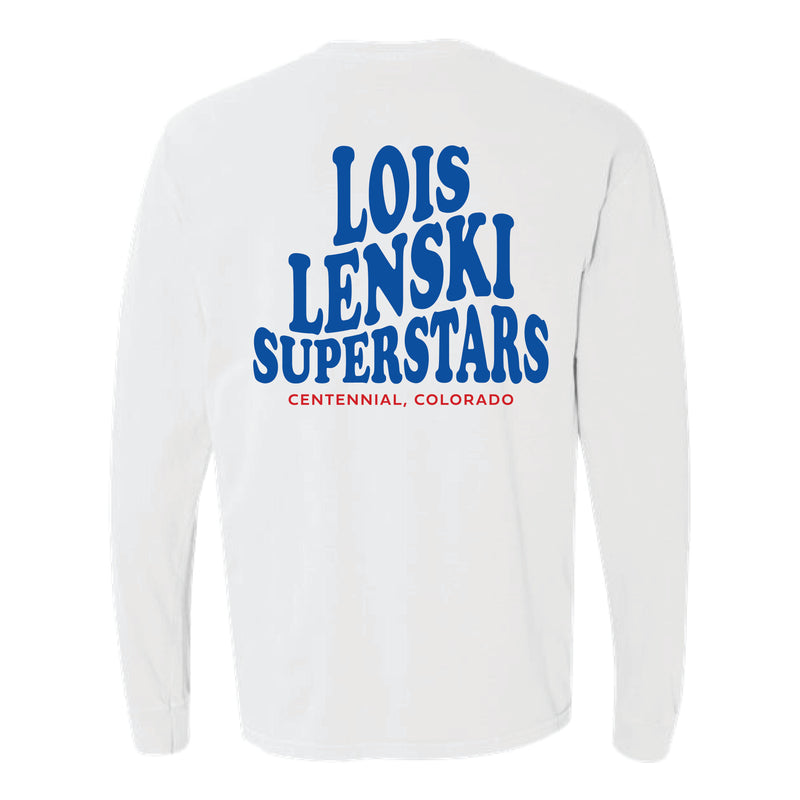 The Lois Lenski Wavy | Adult Whit Long Sleeve Tee