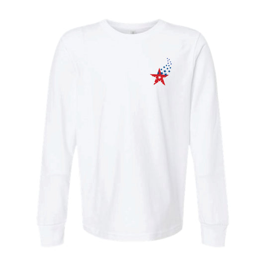 The Lois Lenski Wavy | Youth White Long Sleeve Tee