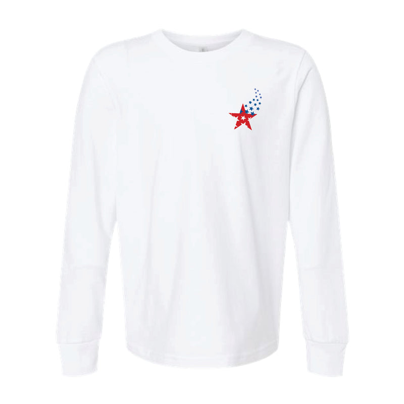 The Lois Lenski Wavy | Youth White Long Sleeve Tee