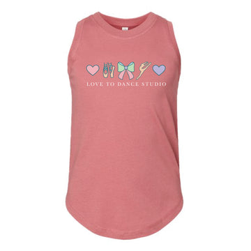 The Love To Dance Icons | Youth Mauvelous Tank