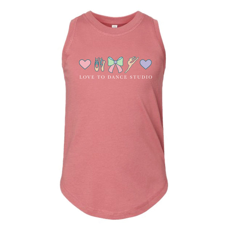 The Love To Dance Icons | Youth Mauvelous Tank