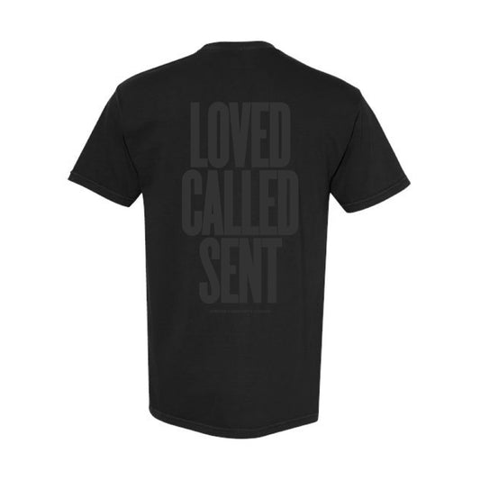 The Loved, Called, Sent | Adult Black Tee