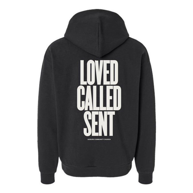 The Loved, Called, Sent | Black Hooded Sweatshirt