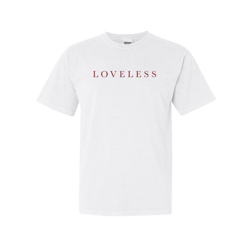 The Loveless Serif | White Tee