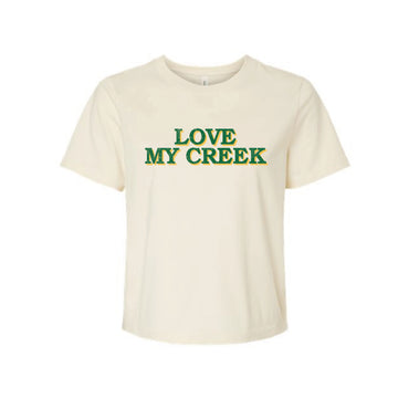 The Love my Creek | Adult Natural Boxy Tee