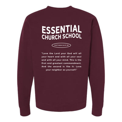 The Love the Lord | Maroon Crewneck Sweatshirt