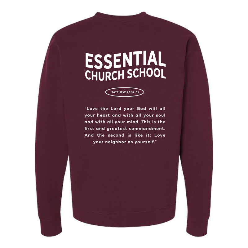 The Love the Lord | Maroon Crewneck Sweatshirt