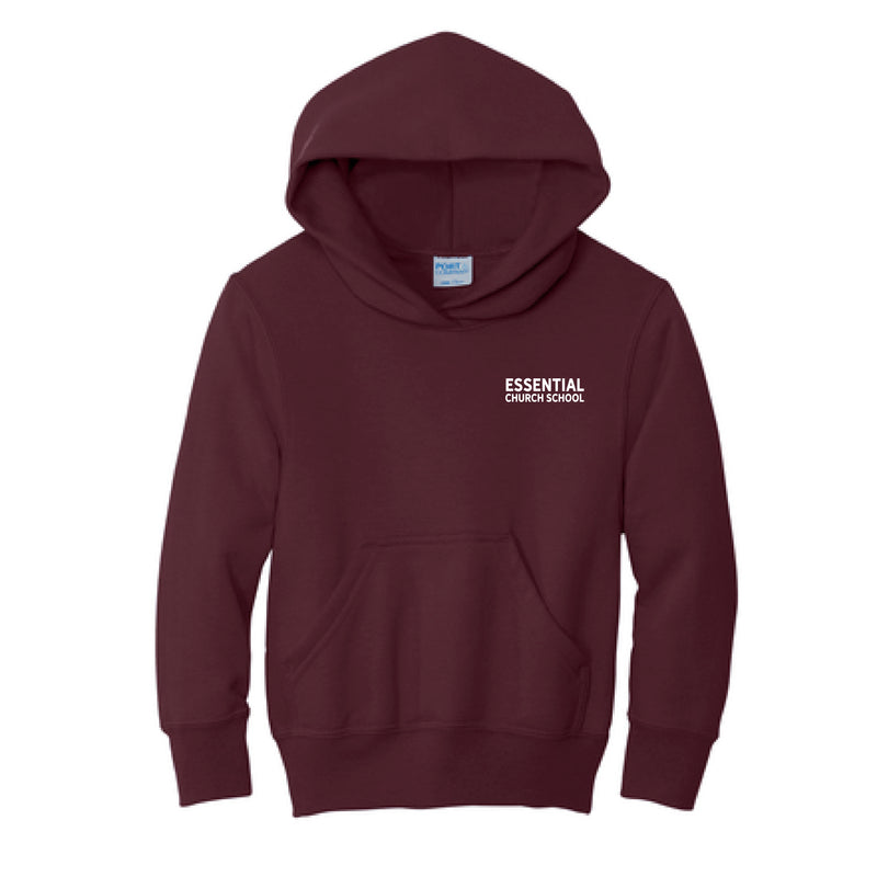 The Love the Lord | Maroon Youth Hooded Sweatshirt