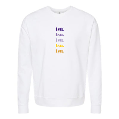 The LSU Repeat | White Sweatshirt