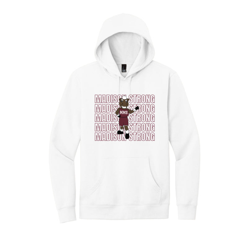 The Madison Strong Repeat | White Hoodie