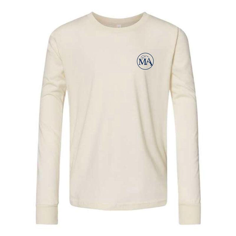 The MA Fight Song | Natural Long Sleeve Youth Tee