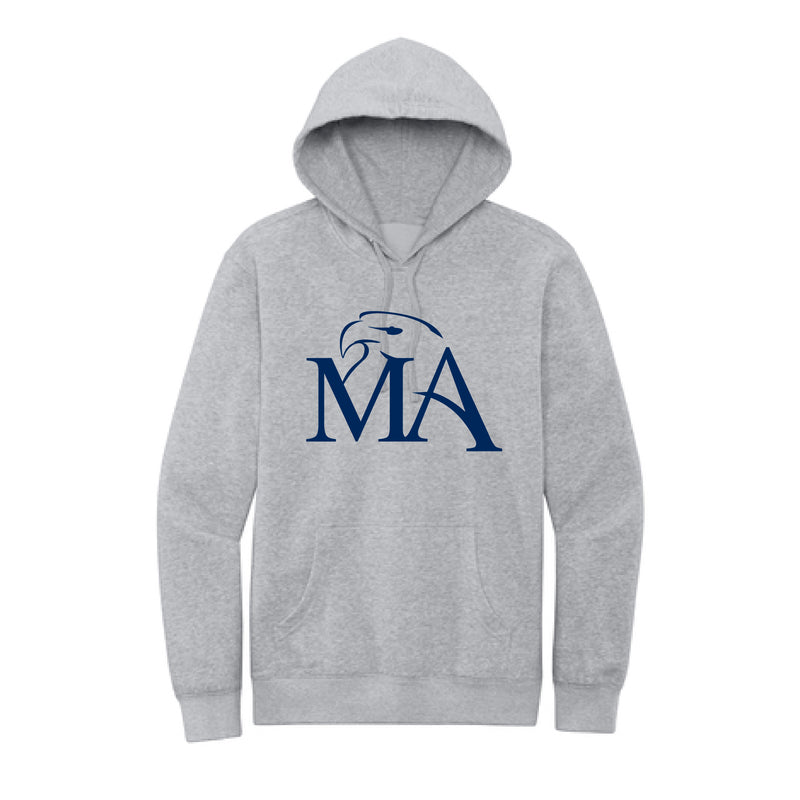 The MA Logo | Light Heather Grey Hoodie