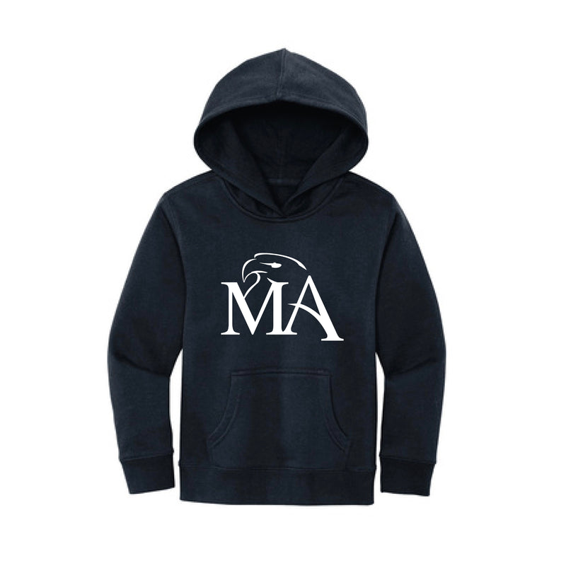 The MA Logo | New Navy Youth Hoodie