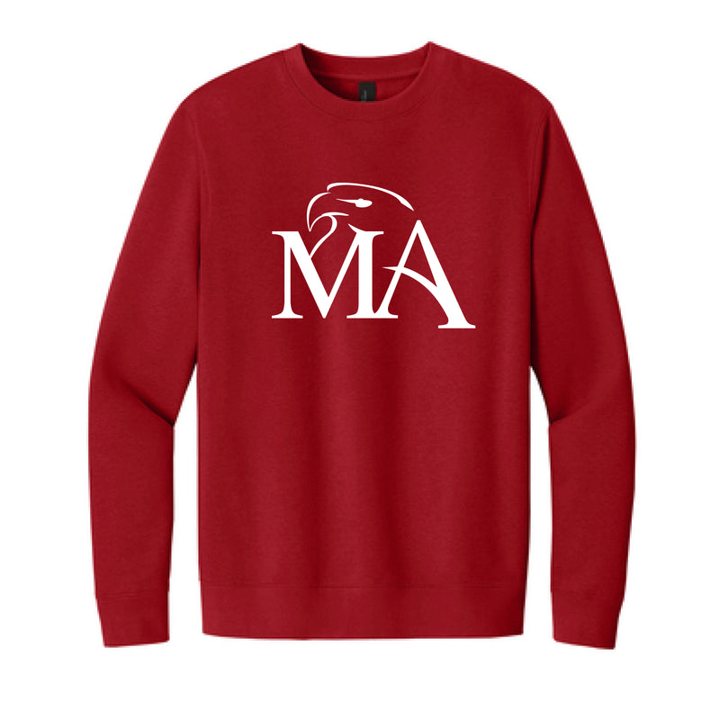 The MA Logo | Classic Red Crewneck