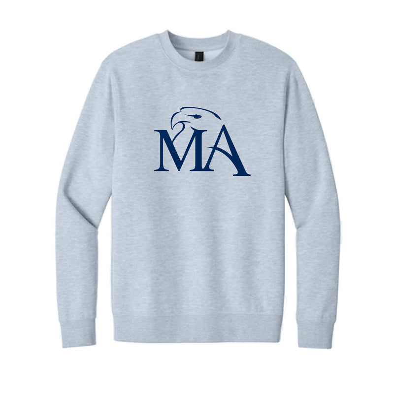 The MA Logo | Light Heather Grey Crewneck