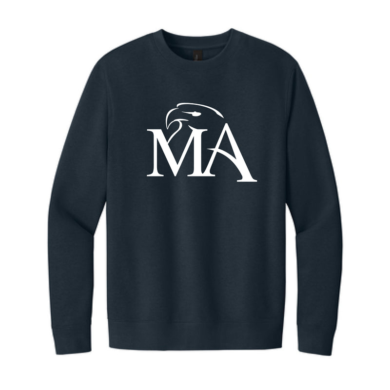 The MA Logo | New Navy Crewneck