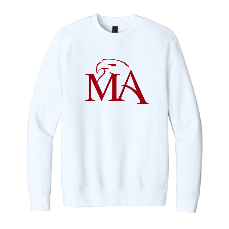 The MA Logo | White Crewneck