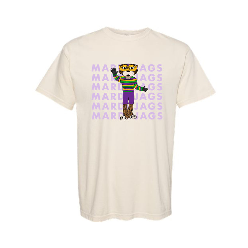 The Mardi Gras Repeat | Adult Ivory Tee