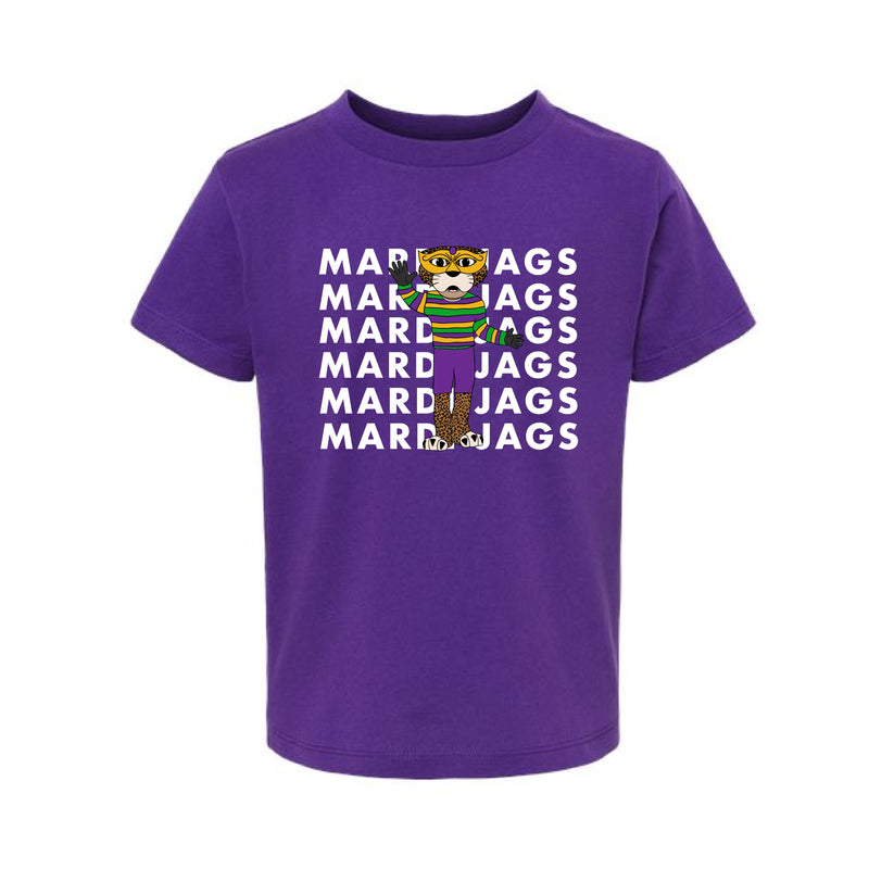 The Mardi Gras Repeat | Toddler Team Purple Tee