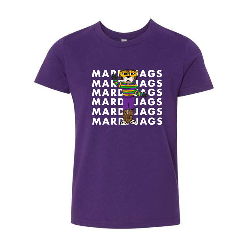 The Mardi Gras Repeat | Youth Team Purple Tee