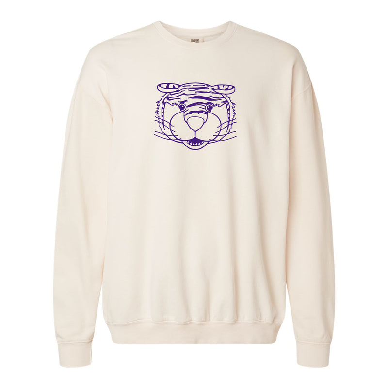 The Mike Head Outline | Ivory Sweatshirt