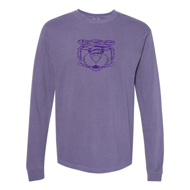 The Mike Head Outline | Grape Long Sleeve