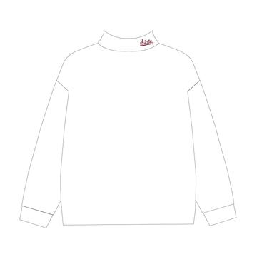 The Bri Embroidered Mockneck Miss St. | Toddler and Youth White