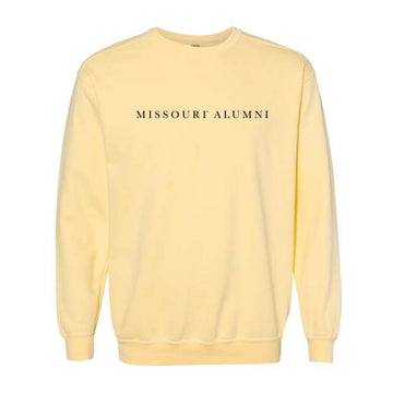 The Missouri Alumni Serif | Butter Sweatshirt