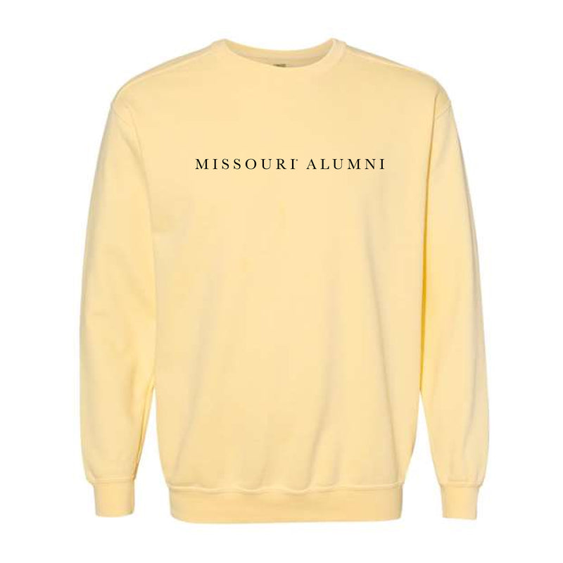 The Missouri Alumni Serif | Butter Sweatshirt