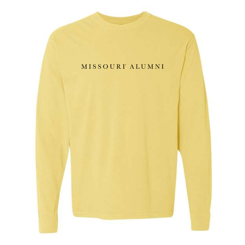 The Missouri Alumni Serif | Butter Long Sleeve