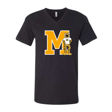 The Missouri M Truman | Black V-Neck Tee