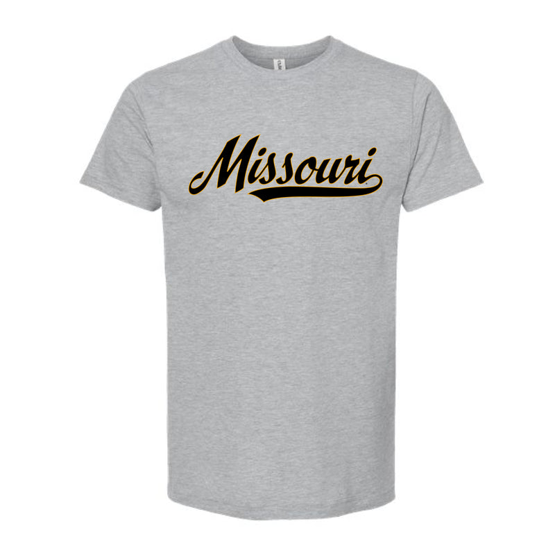 The Missouri Script | Heather Grey Tee