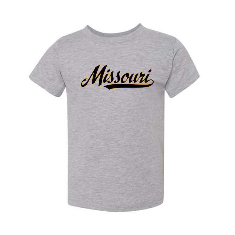 The Missouri Script | Toddler Athletic Heather Tee