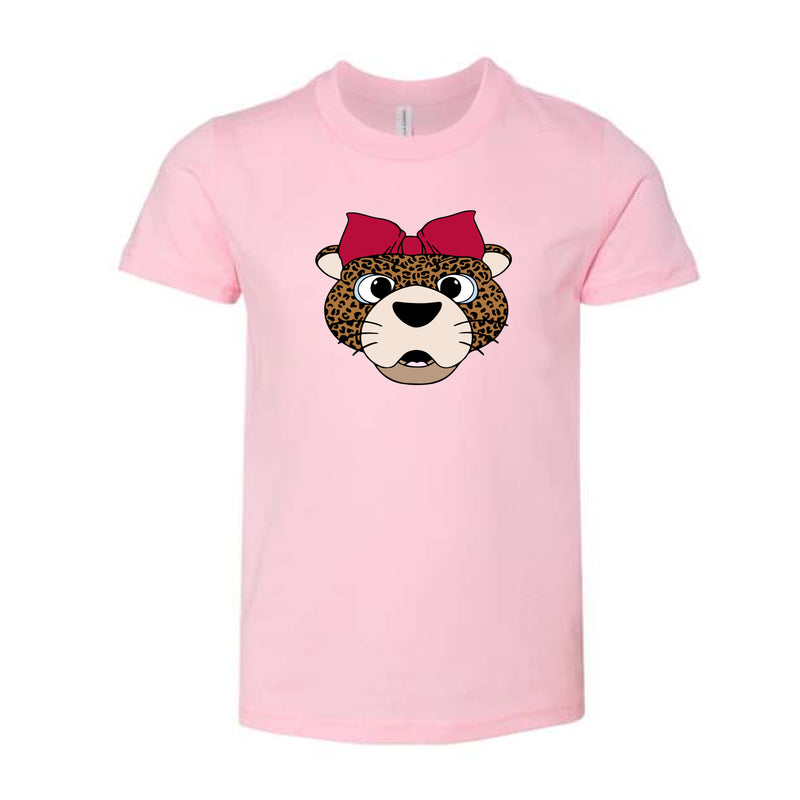 The Miss Pawla Head | Youth Pink Tee