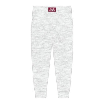 The Becca Joggers Hail State Woven Label | Ash
