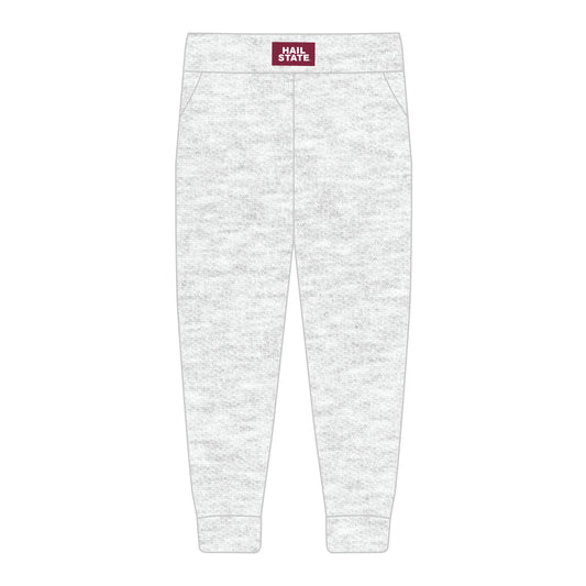 The Becca Joggers Hail State Woven Label | Ash