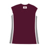 The Campbell Cap Sleeve Dress Hail State Woven Label | Youth Deep Maroon