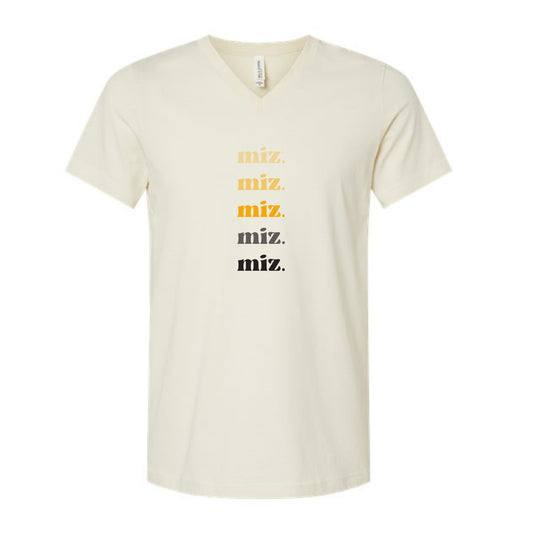 The Mizz Repeat | Natural V-Neck Tee