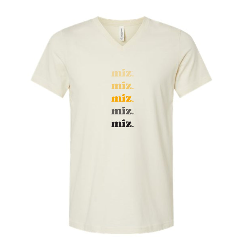 The Mizz Repeat | Natural V-Neck Tee