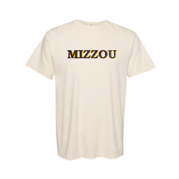 The Mizzou Block | Ivory Tee