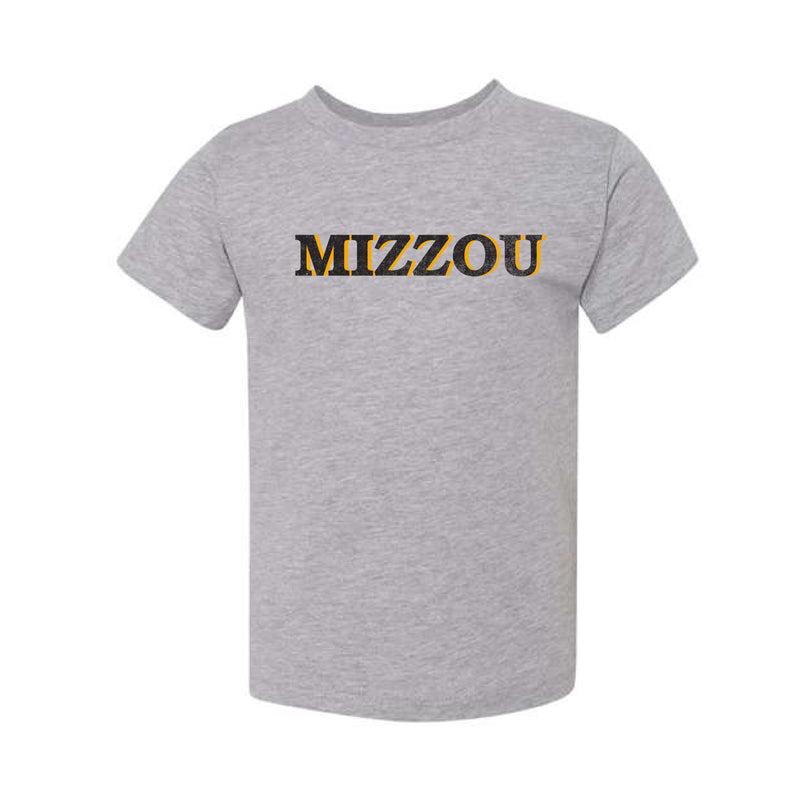 The Mizzou Block | Toddler Athletic Heather Tee