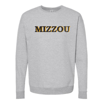 The Mizzou Block | Heather Grey Sweatshirt