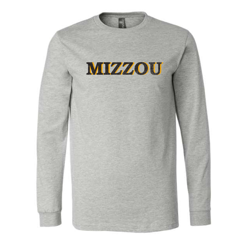 The Mizzou Block | Athletic Heather Long Sleeve